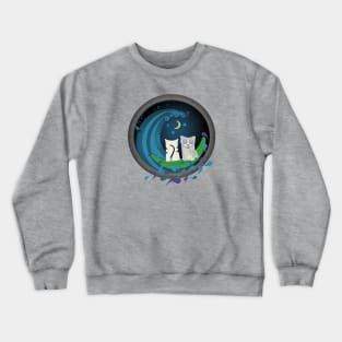 The Owl and the Pussy-cat Crewneck Sweatshirt